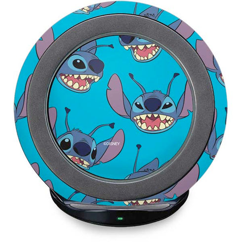 Disney Lilo and Stitch Face Expression Pattern Fast Charge Wireless Charging Stand Skin
